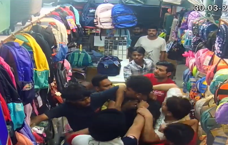 सेक्टर-37 चंडीगढ़ में दुकान में घुसकर हमला, CCTV में कैद मारपीट की पूरी वारदात