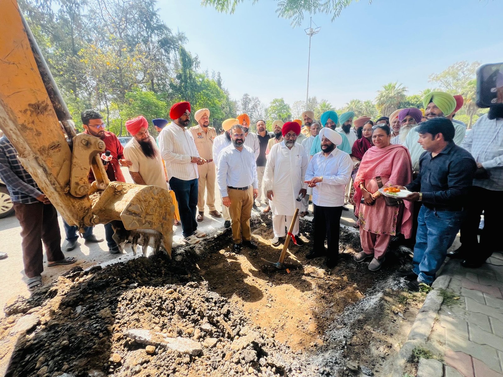 कुलवंत सिंह द्वारा 60.93 लाख रुपये की लागत वाले सीवरेज प्रोजेक्ट की शुरुआत